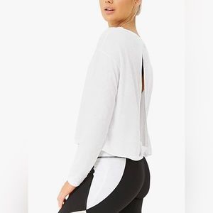 Bestisun Long Sleeve Open Back Workout Top